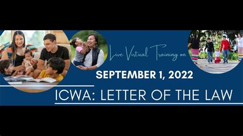 Icwa Letter Of The Law Youtube