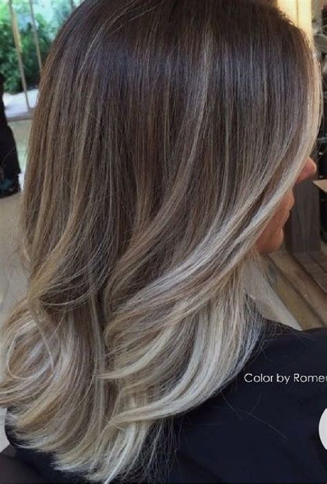 Brunette Roots Blonde Dark Roots Blonde Hair Balayage Winter Blonde