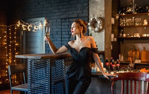 Wallpaper glass model pretty blonde A Diakov George for mobile and desktop section девушки