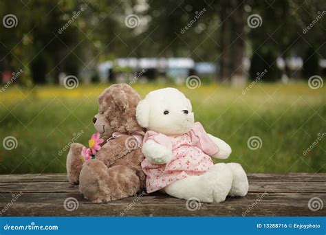 Romantic Teddy-bears Royalty Free Stock Image - Image: 13288716