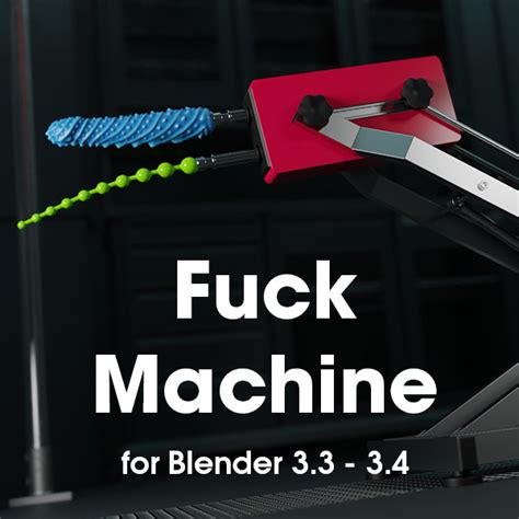 Fuck Machine For Blender Release Miki3dx