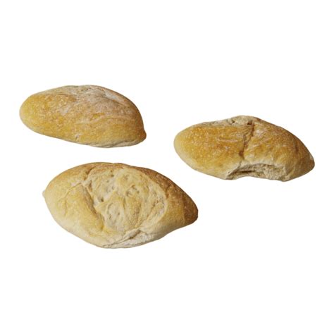 French Bread Rolls Food Model Poliigon