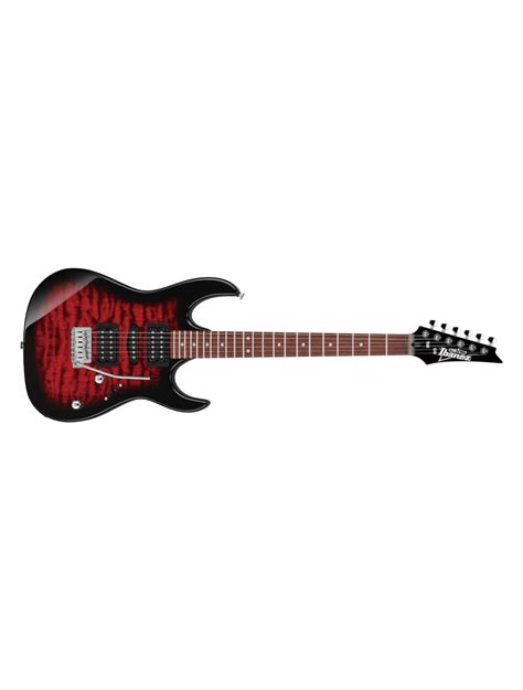 Ibanez Rg Gio Grx Qa Electric Guitar Transparent Red Burst