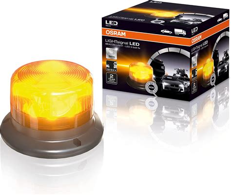 OSRAM LIGHTsignal LED Feux D Avertissement LED 360 Feu Clignotant