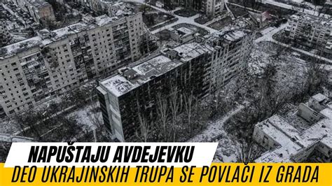 Ukrajina saopštila da povlači neke trupe u Avdejevki na bezbednije