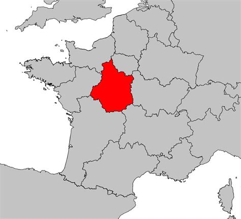 Carte du Centre-Val de Loire - Centre-Val de Loire carte des villes, départements...