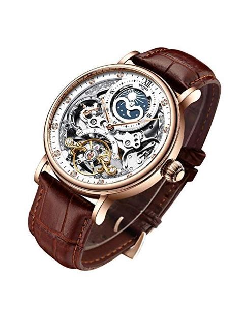 Buy Ik Colouring Bestn Mens Luxury Skeleton Automatic Mechanical Wrist