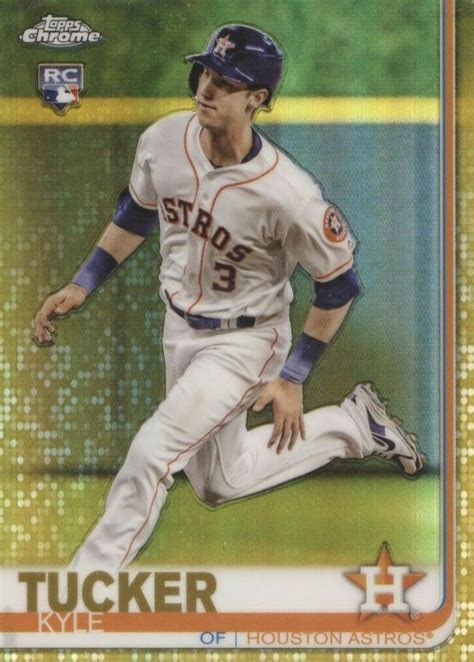 Kyle Tucker Topps Chrome Gold Refractor Running Price