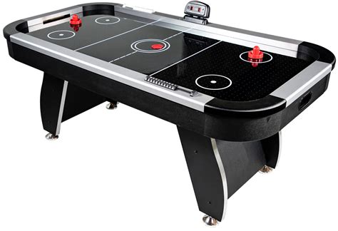 Table Air Hockey Noir 6ft Babyfoot Vintage