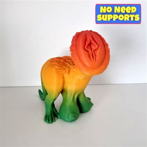 Dino Pussy STL File For D PrintingCults