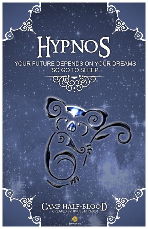 Chb Cabin Posters Hypnos By Jimuelmaurer Percy Jackson Books Percy