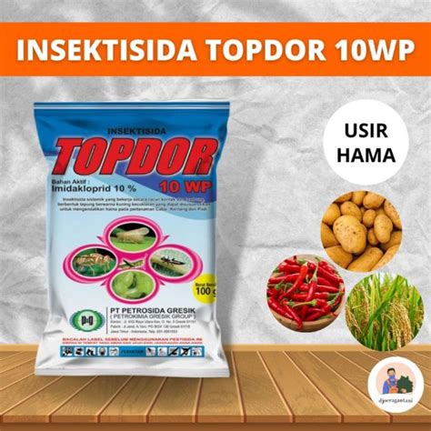 Insektisida Topdor Wp Gram Lazada Indonesia