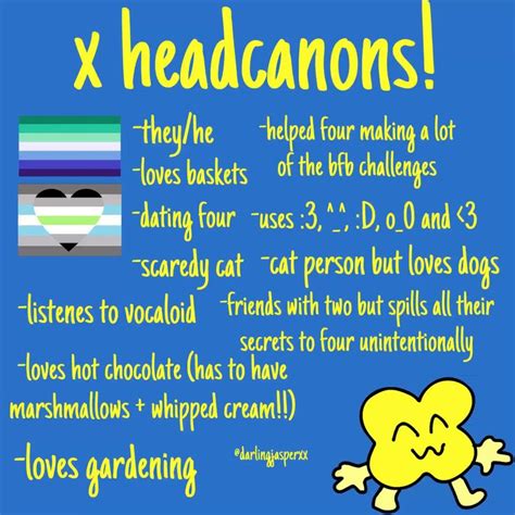 X Bfb Headcanons 3 In 2024 Headcanon Cat Person Vocaloid