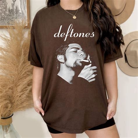 Deftones Around Smoking Shirt Deftones The Fur Vintage Tee Etsy Uk