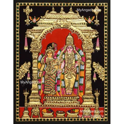 Ranganathar Tanjore Paintings, Buy Ranganathar Paintings Online, Lord ...