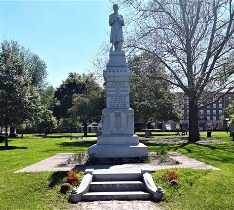 Civil War Monument Chandler Park Macomb Area Convention And