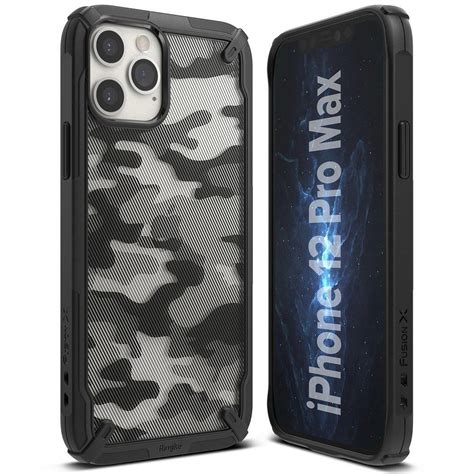 Maska Ringke Fusion X Camo Black Za Iphone Pro Max Maske Za