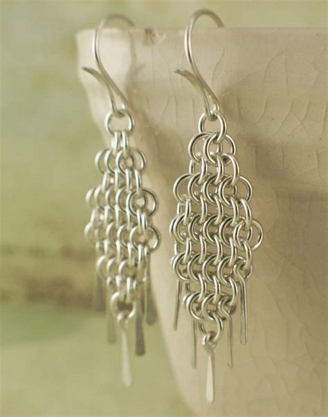 Sterling Silver Chainmaille Earring Kit European In Etsy