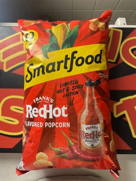 Franks Red Hot Flavored Popcorn Big Bag Etsy