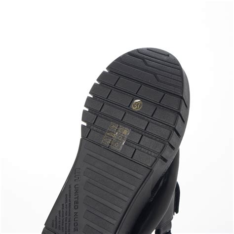 ユナイテッド ヌード UNITED NUDE Delta Tong Black waja bazar 海外ファッションブランド通販