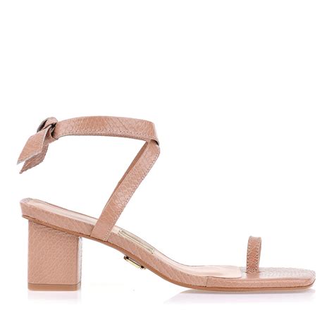 Uza Shoes Sand Lia Salto M Dio New Snake Nude Cole O Primavera Ver O