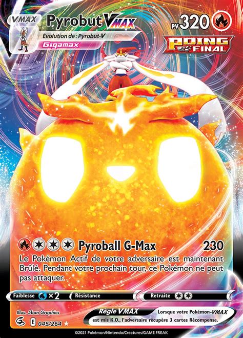 SS08 045 264 Pyrobut VMAX PoKéMoN