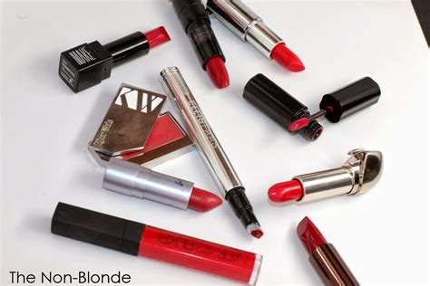 My Current Top 10 Red Lipsticks The Non Blonde