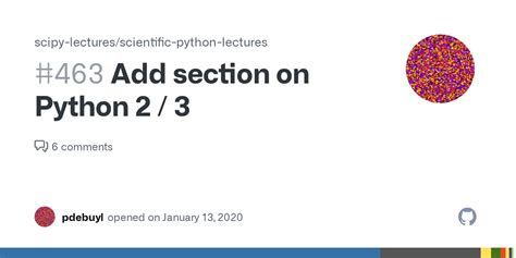 Add Section On Python 2 3 · Issue 463 · Scipy Lectures Scientific Python Lectures · Github