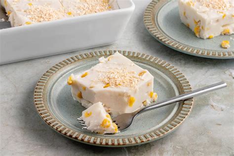 Vegan Maja Blanca Filipino Coconut Pudding Sweet Simple Vegan