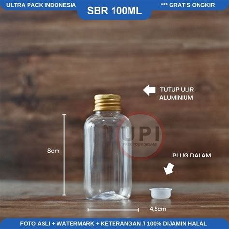 Jual Botol Pet Sbr Ml Clear Plug Dalam Tutup Ulir Aluminium