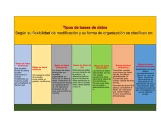 Trabajo De Base De Datos Pdf