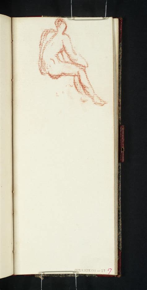 Joseph Mallord William Turner Seated Nude J M W Turner Sketchbooks Drawings And