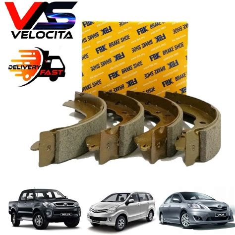 Fbk Rear Brake Shoe Toyota Vios Ncp Ncp Lazada