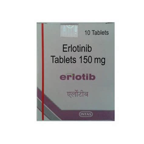 Erlotib Mg Erlotinib Tablets Intas At Rs Bottle In New Delhi