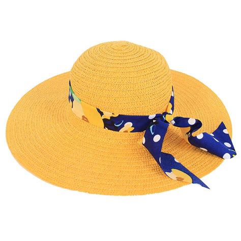 Chap U De Praia Feminino Aba M Dia Faixa Decorativa Compre Agora