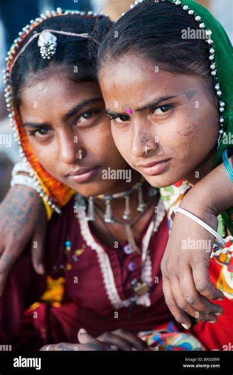 Gadia Lohar Nomadische Rajasthan Mädchen Im Teenageralter Indiens Wandernde Schmiede Indien