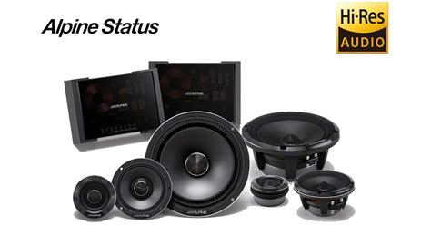 Alpine Status HDZ 653 Hi Res Audio 3 Way Component Speakers