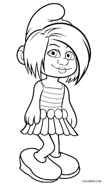 Baby Smurf Coloring Pages Coloring Pages