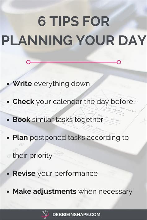 6 Easy Tips For Planning Your Day For Success