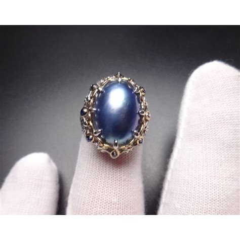 Mabe Pearl Ring Etsy