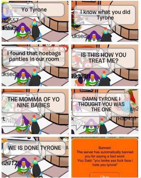 Image 544071 Fake Club Penguin Bans Know Your Meme