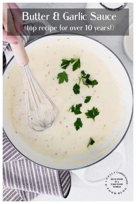 Butter And Garlic Cream Sauce Happily Unprocessed