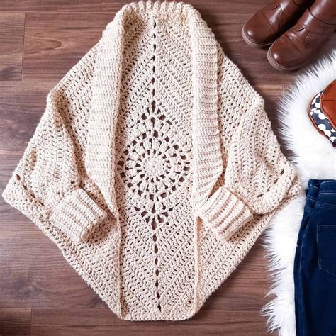 Dream Catcher Cardi Free Crochet Shrug Pattern Crochet Shrug