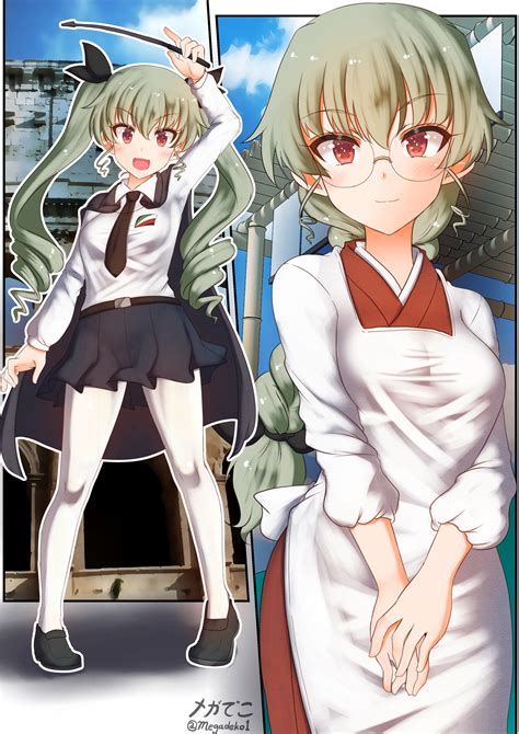 Anchovy Girls Und Panzer Drawn By Aquaegg Danbooru