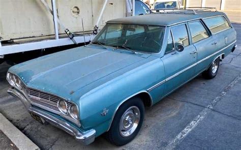 Rebuilt 283 V8 1965 Chevrolet Chevelle Malibu Wagon Barn Finds