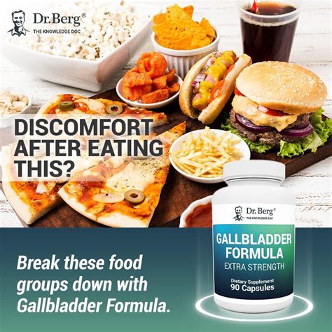 Dr. Bergs Gallbladder Formula Contains Purified Bile Salts, 90 capsules ...