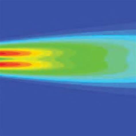 Rans Turbulent Kinetic Energy Contours Smc Nozzle M J Jet