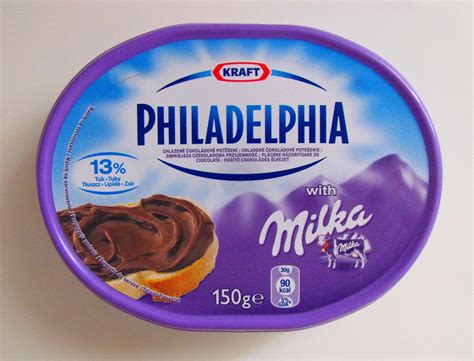 tęcza w słoiku: Philadelphia z milką