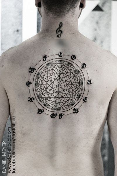 Circle Of Fifths Geometric Tattoo Tattoos Thigh Tattoos Women