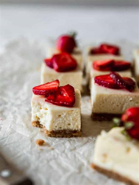 The Best Strawberry Cheesecake Bars Sunday Table